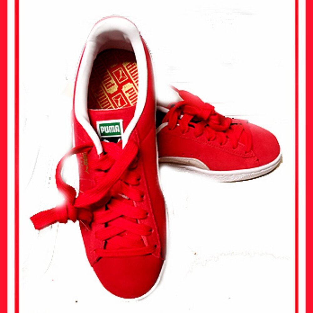 New Rare & Unique Women's Genuine Suede (Leather) Puma Shoes